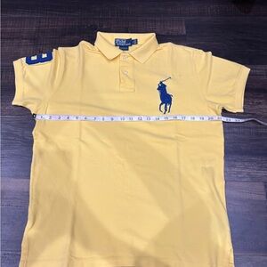 Ralph Lauren Polo in Vibrant Yellow with Navy Logo